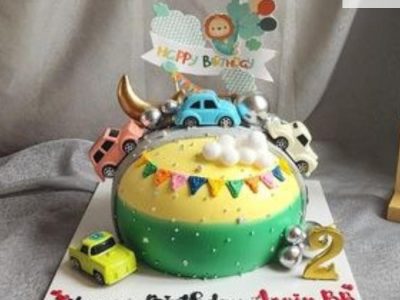 Bánh Kem Tạo Hình Cầu Cho Bé Trai