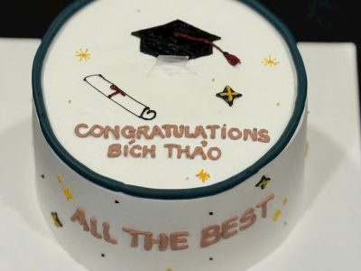 Bánh vẽ mũ tốt nghiệp