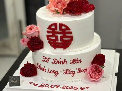 Bánh cưới 2 tầng