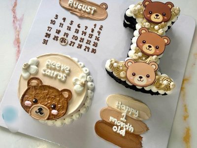 Bánh số và bánh tròn cho bé trai