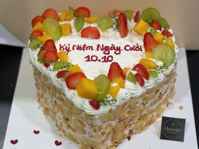 Bánh bắp trang trí trái cây