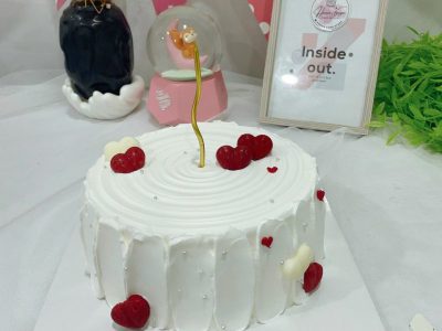 Bánh trái tim fondant