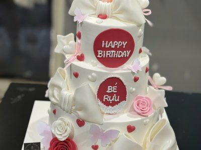 Bánh nơ bé gái 3 tầng