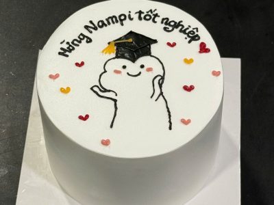 Bánh tốt nghiệp vẽ đơn giản
