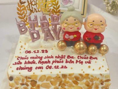 Bánh bắp vuông hình ông bà