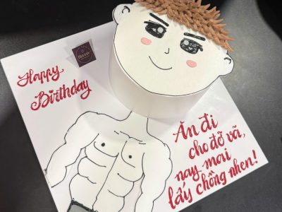 Bánh vẽ anh trai 6 múi