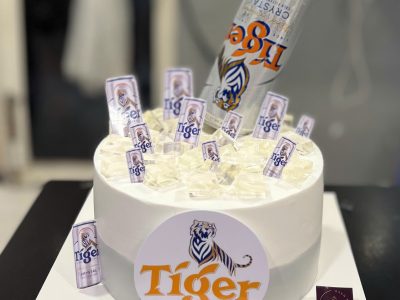 Bánh bia tiger bạc có thạch trong