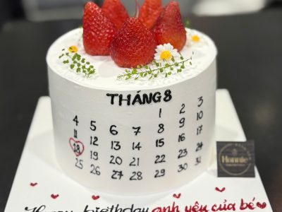 Bánh dâu ghi lịch