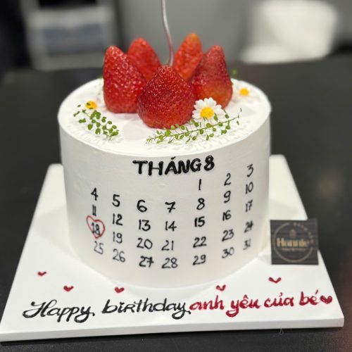 Bánh dâu ghi lịch