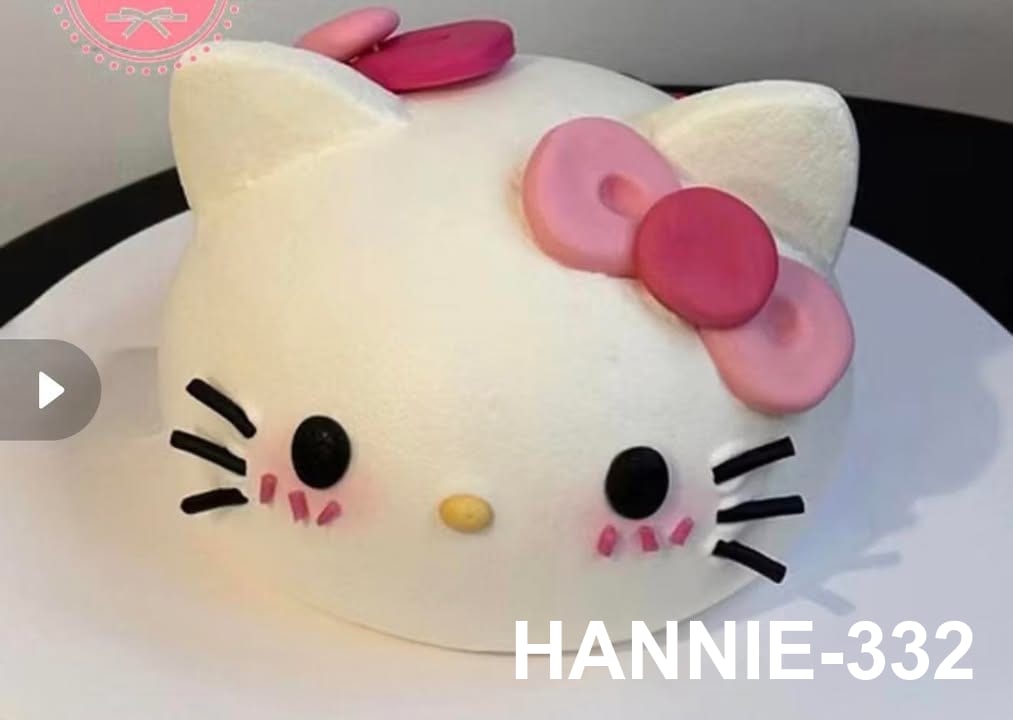 Bánh kem Hello Kitty 3D đáng yêu phong cách anime Nhật Bản từ Hannie