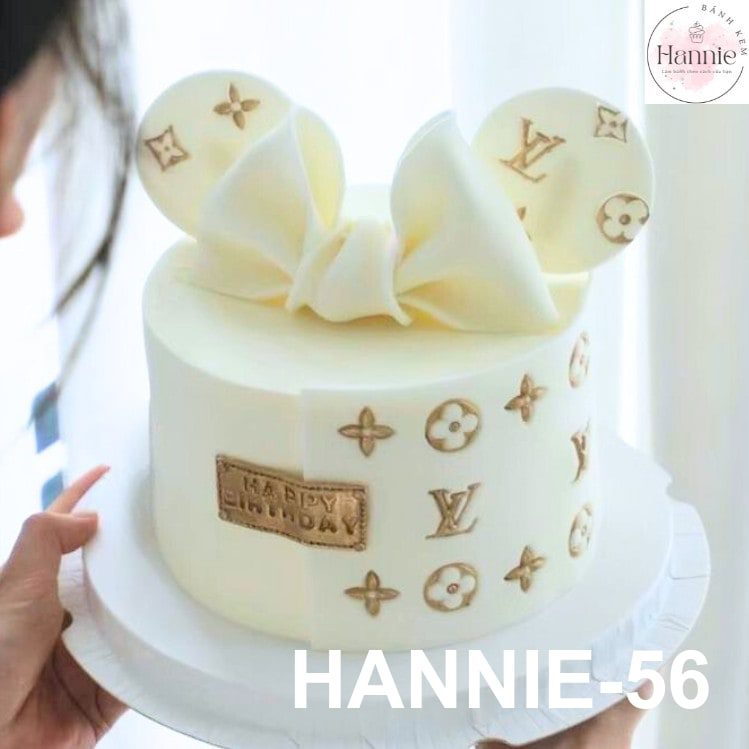 Bánh kem thiết kế LV Mickey sành điệu, độc đáo tại Hannie