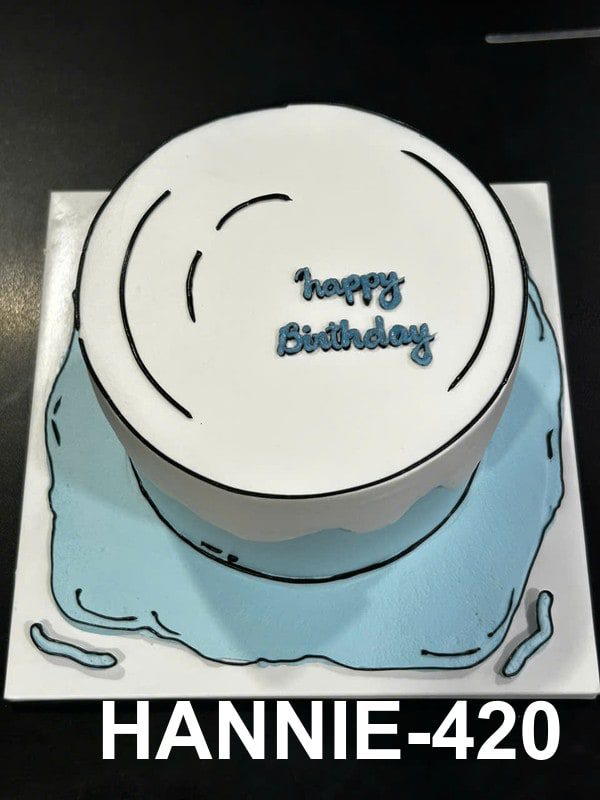 Bánh kem 3D phong cách truyện tranh độc đáo, nghệ thuật từ Hannie Cake.