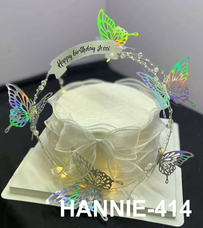 Bánh Queen thổi kim tuyến HANNIE-414 Hannie